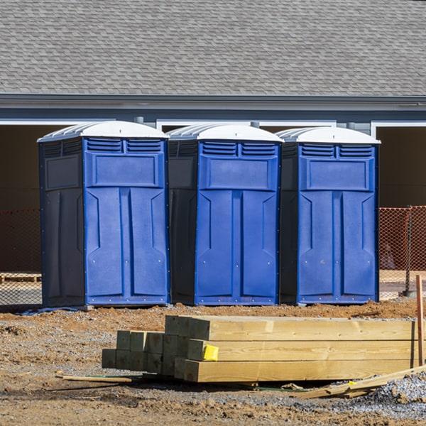 how often are the porta potties cleaned and serviced during a rental period in Longmeadow MA